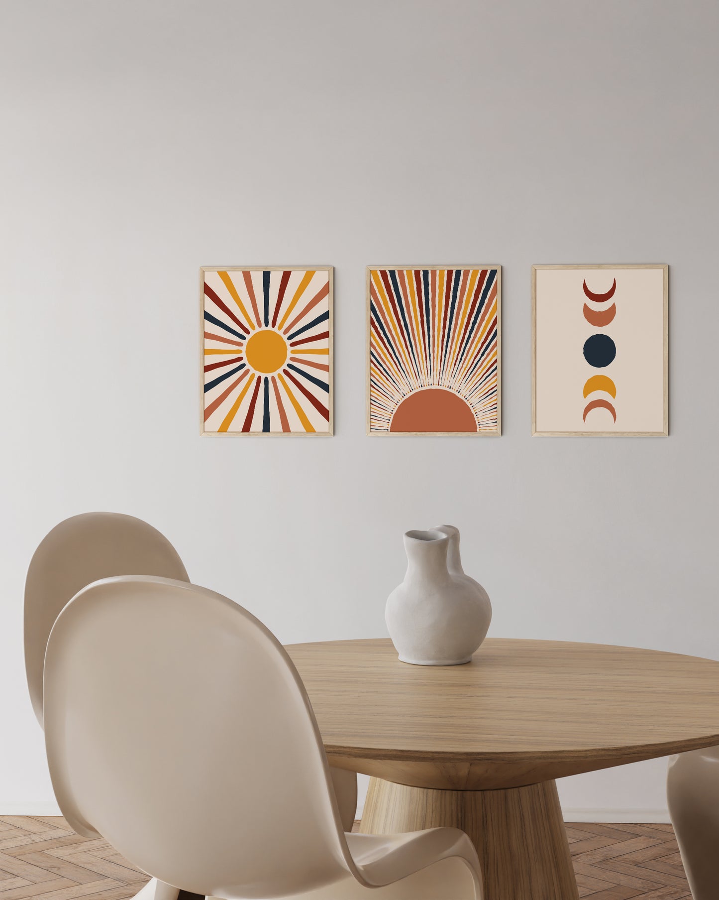 Sun and moon