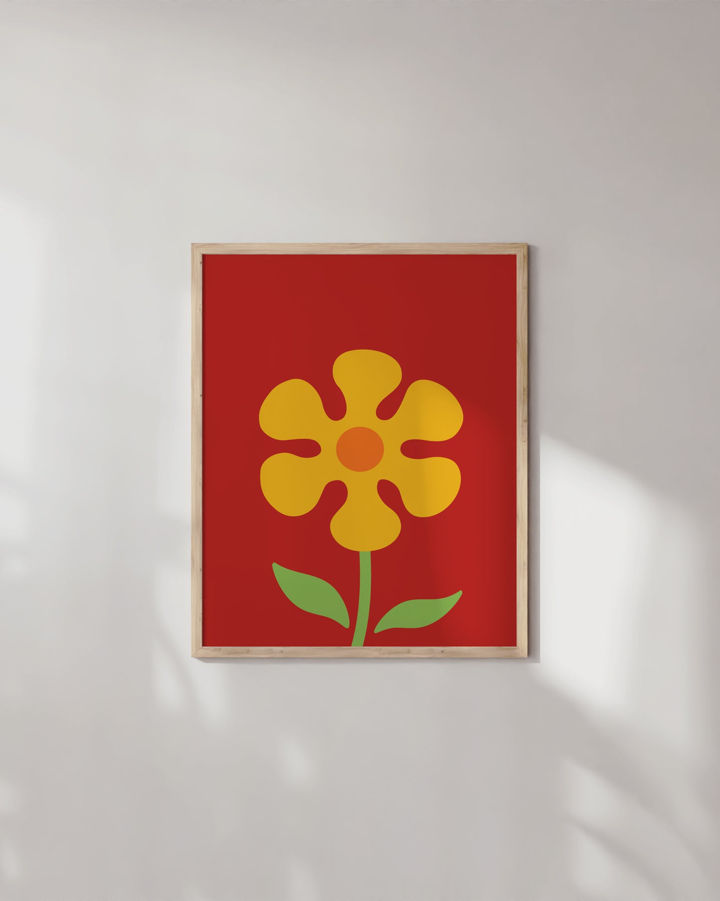 Retro flower