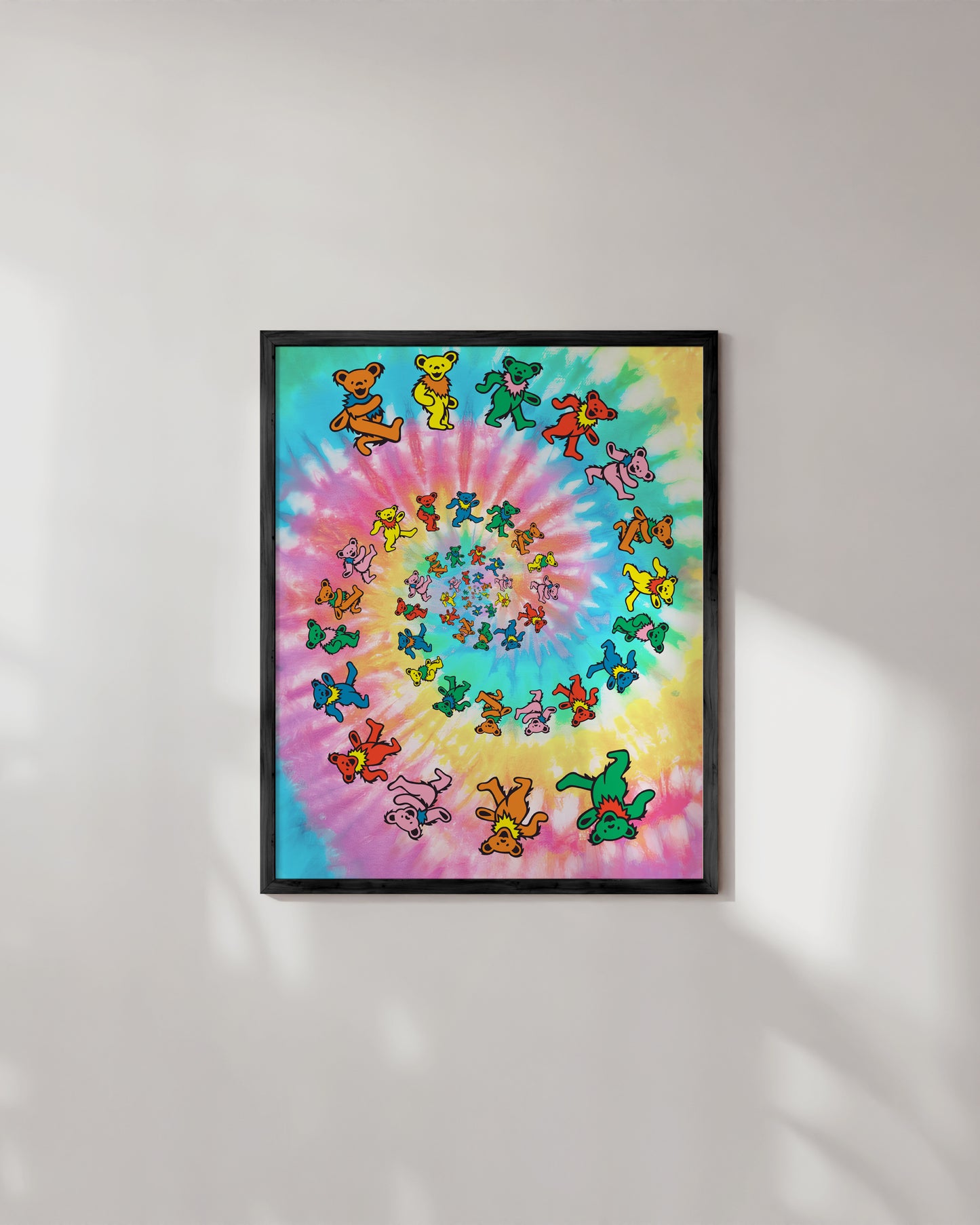 Tie dye bears