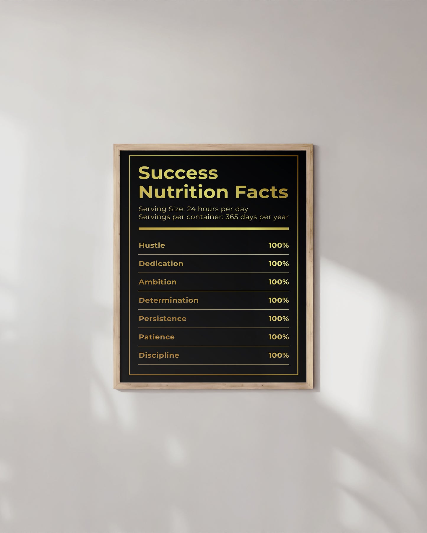 Success nutrition facts