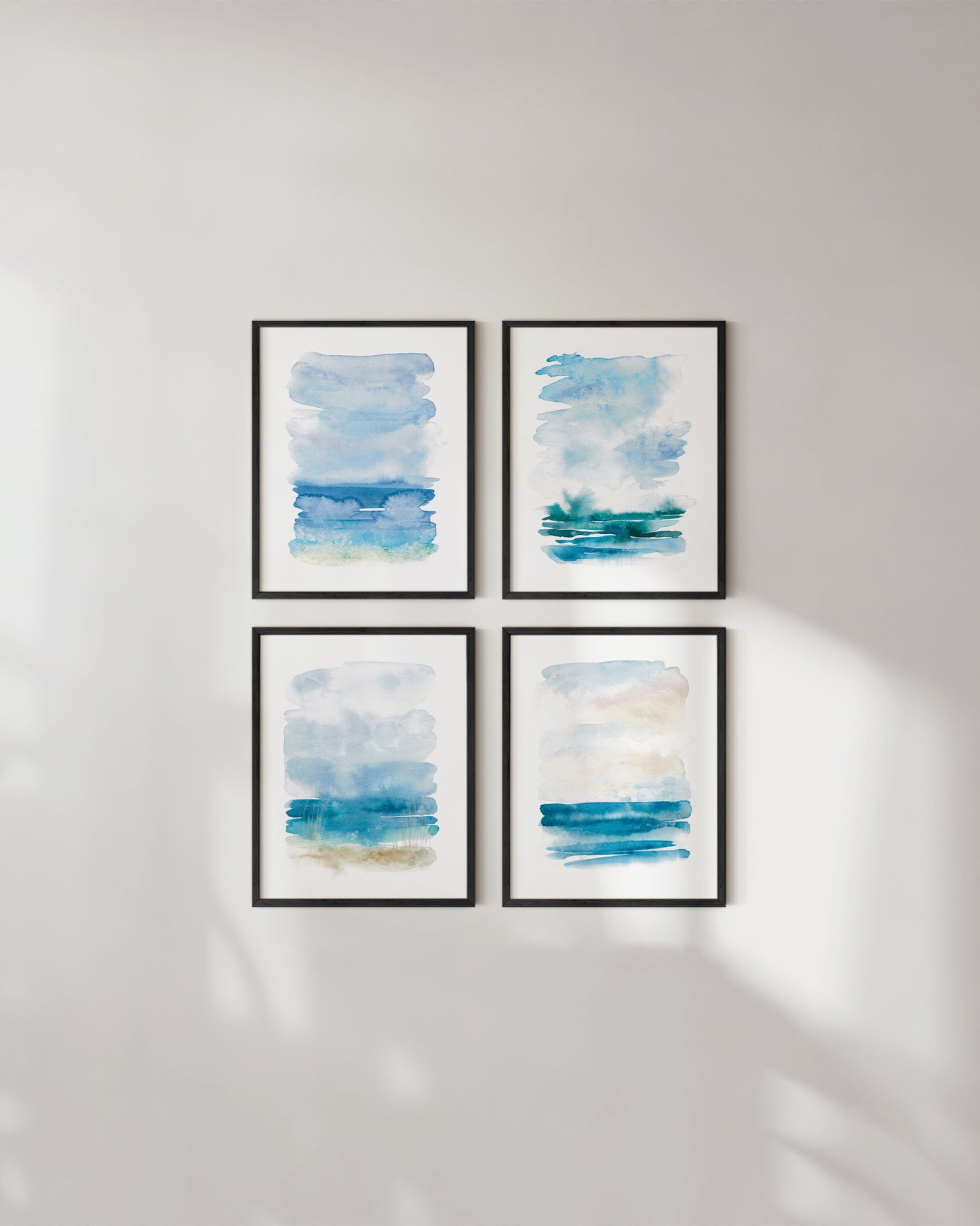 Watercolor seascape
