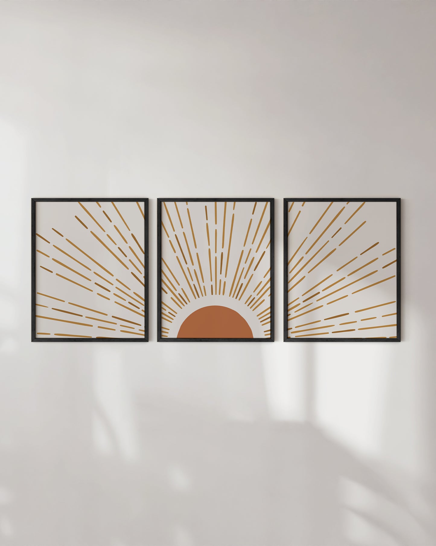 Blazing sun