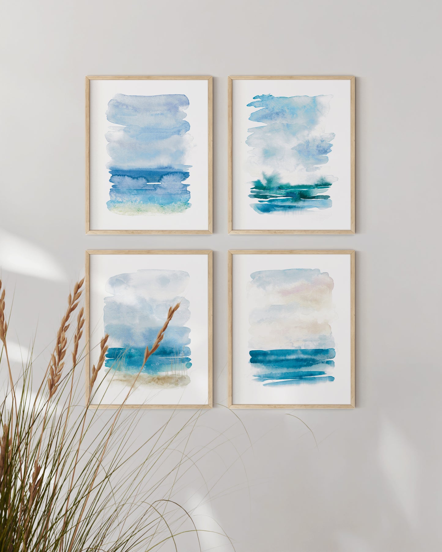 Watercolor seascape