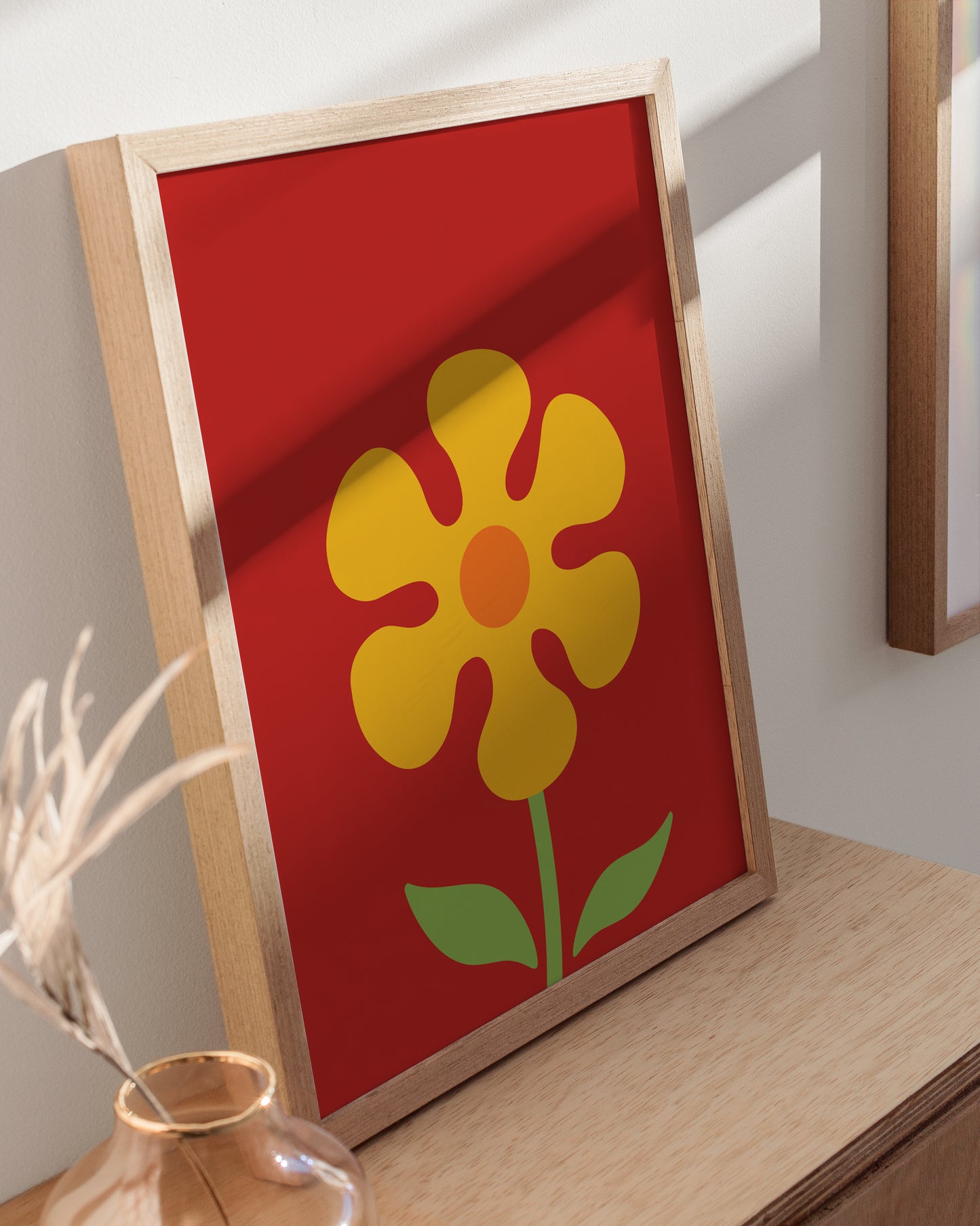 Retro flower