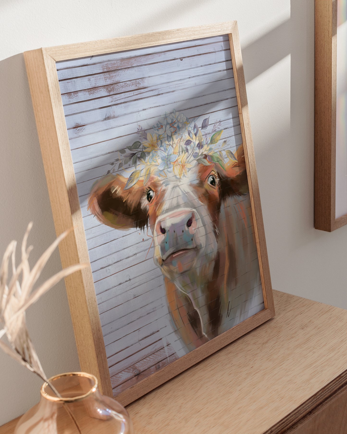 Farmhouse cow