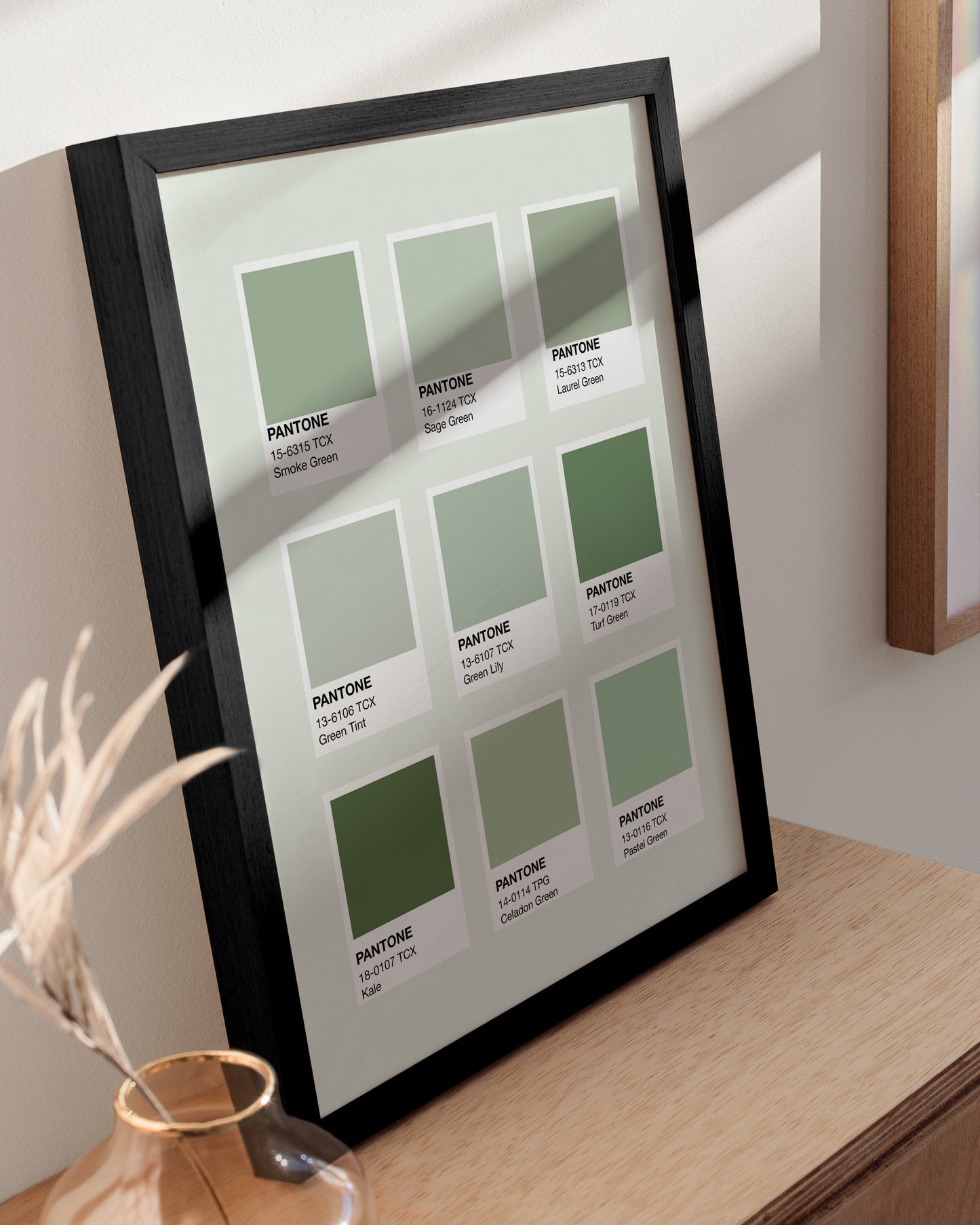 Pantone green shades