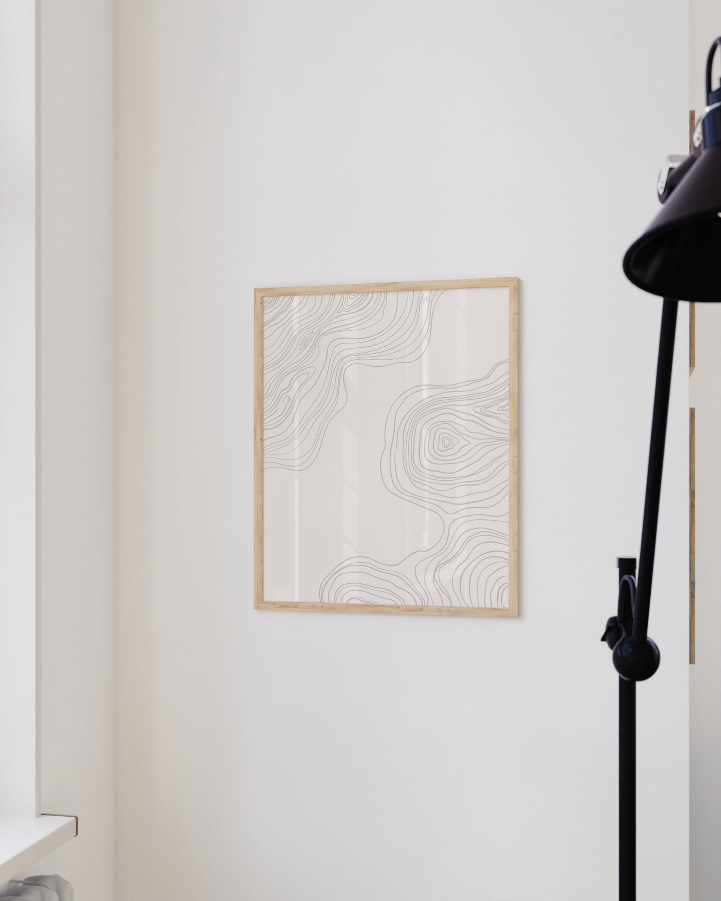 Wood Line Art