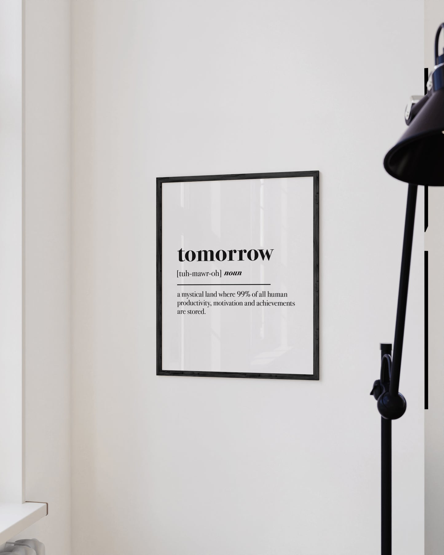 Tomorrow funny definition