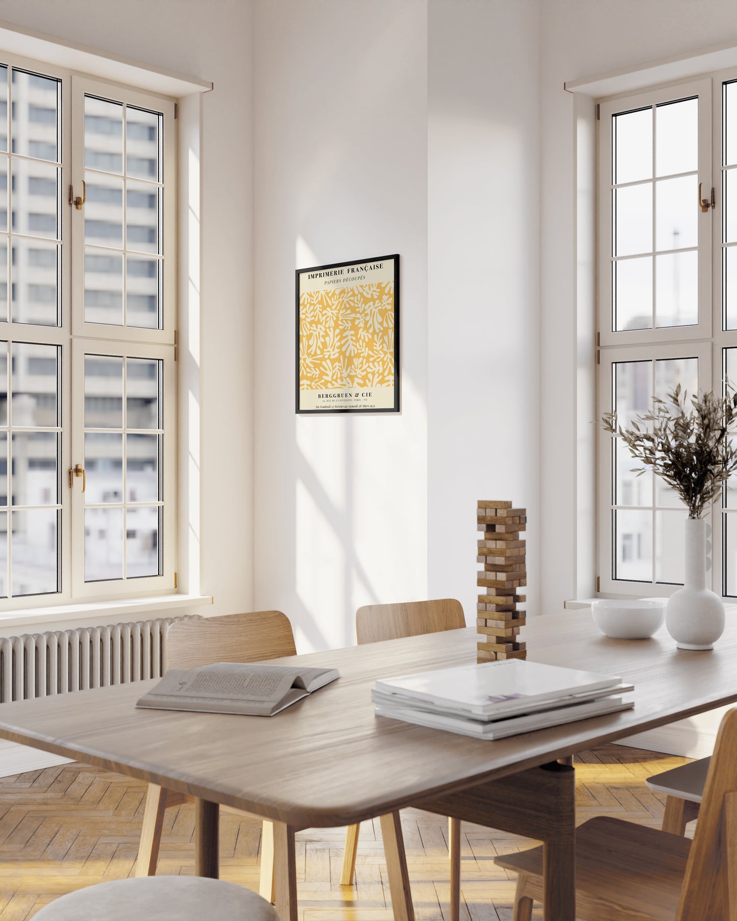 Yellow matisse cutouts