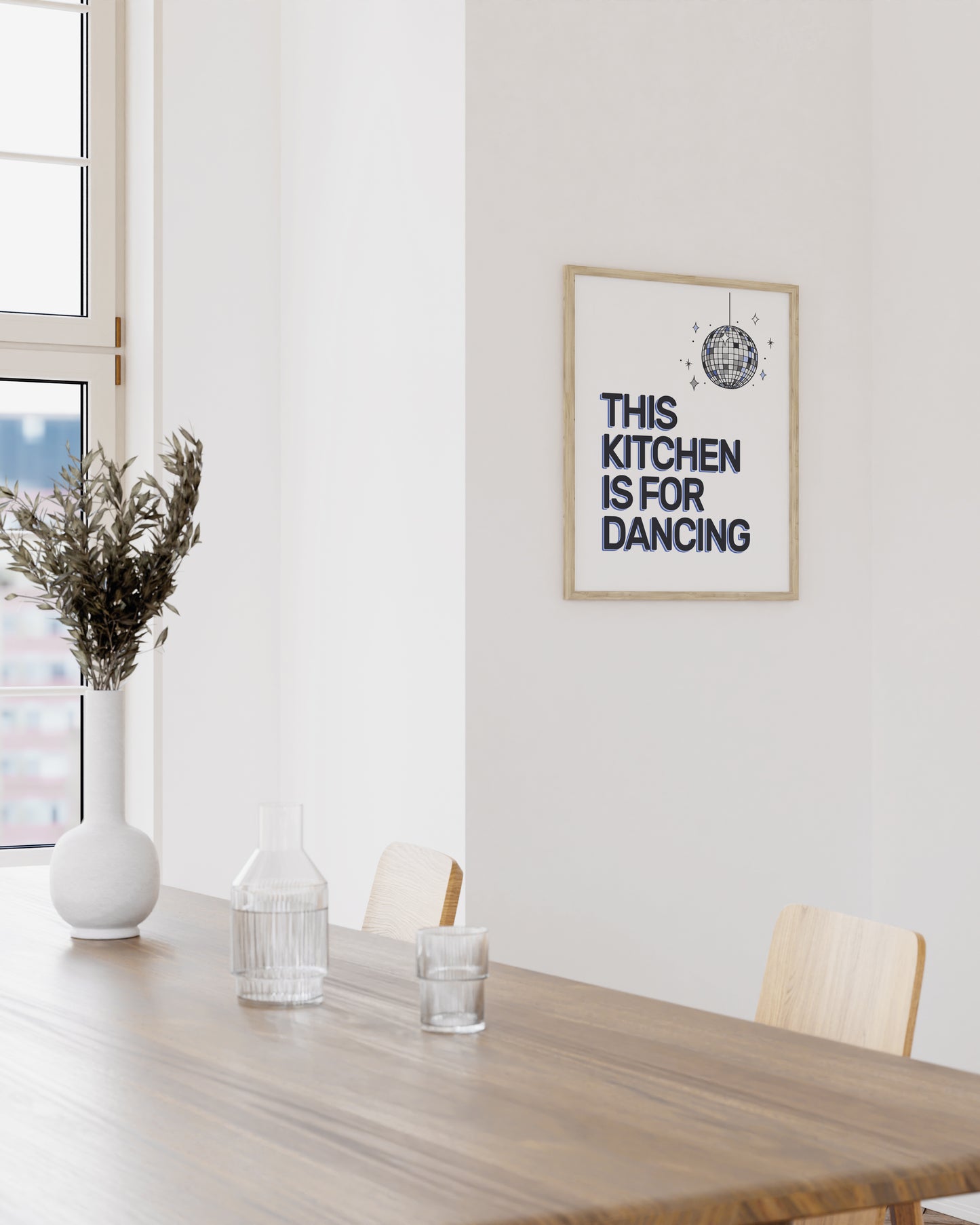 This kitchen is for dancing