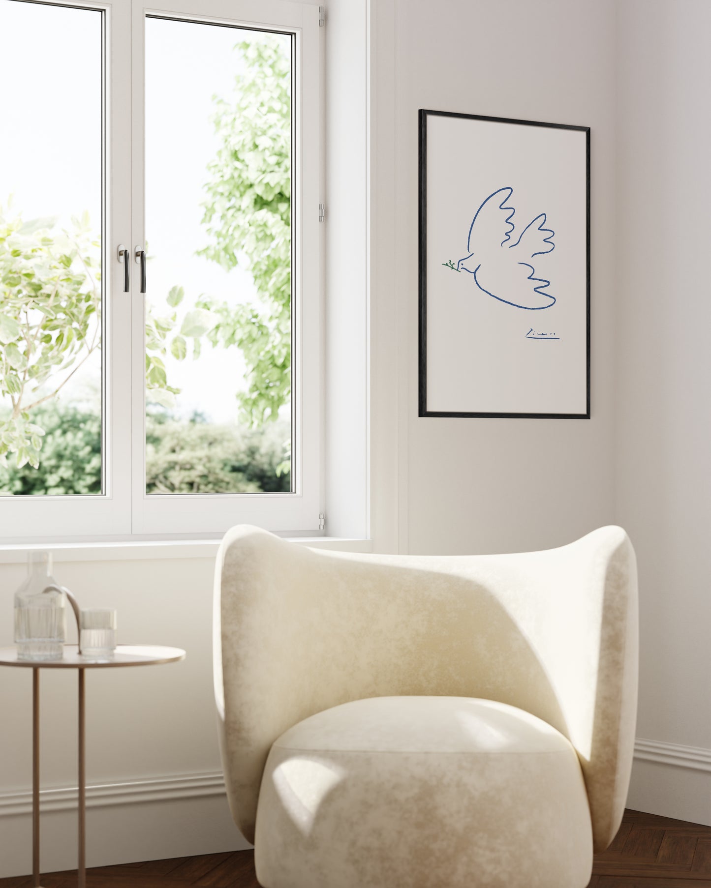 24x36, Black Aluminum Plexi Frame