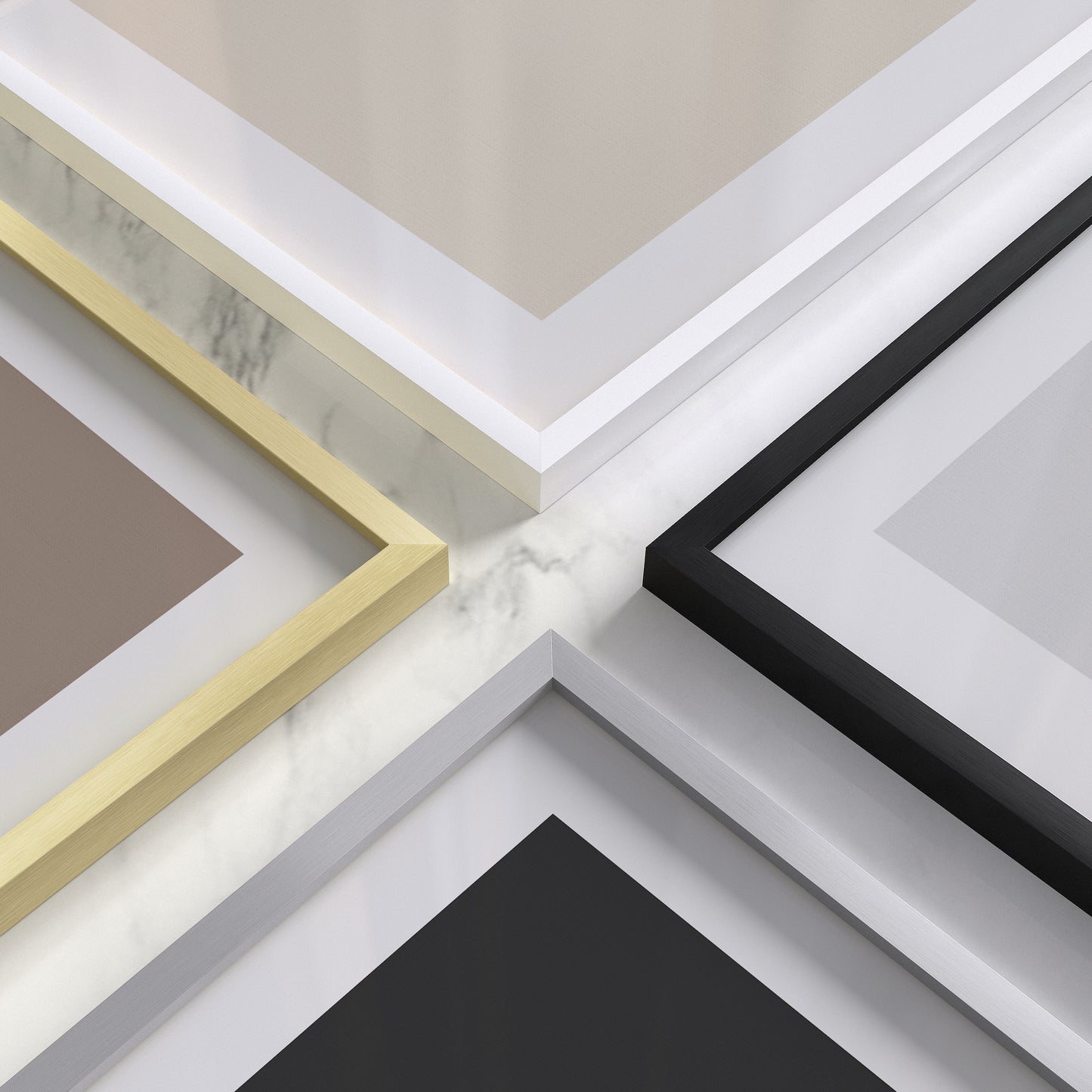 24x36, Silver Aluminum Plexi Frame