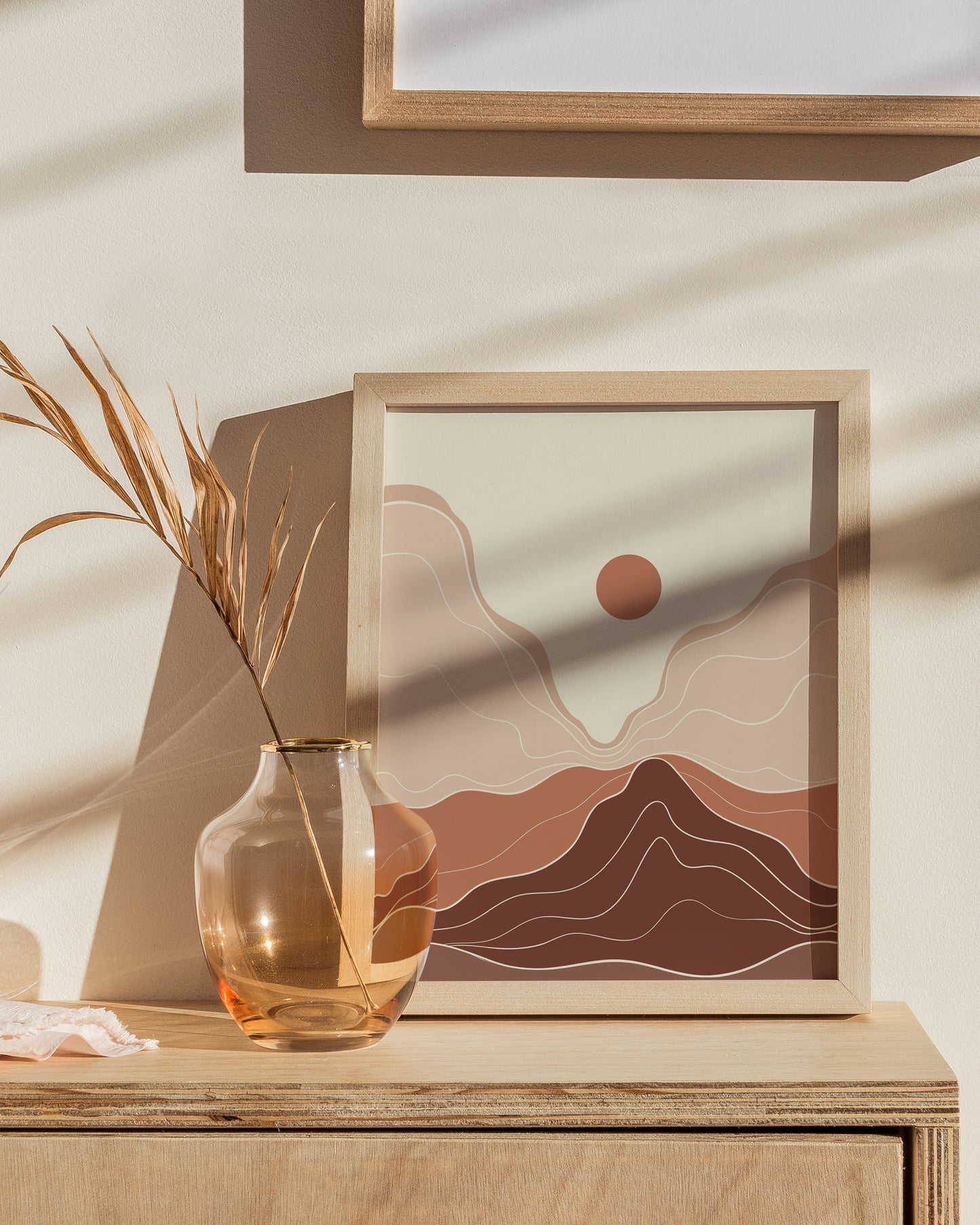 8x10, Beige Oak Plexi Frame