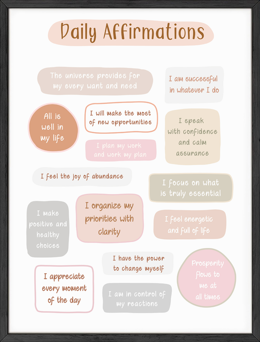 Daily affirmations