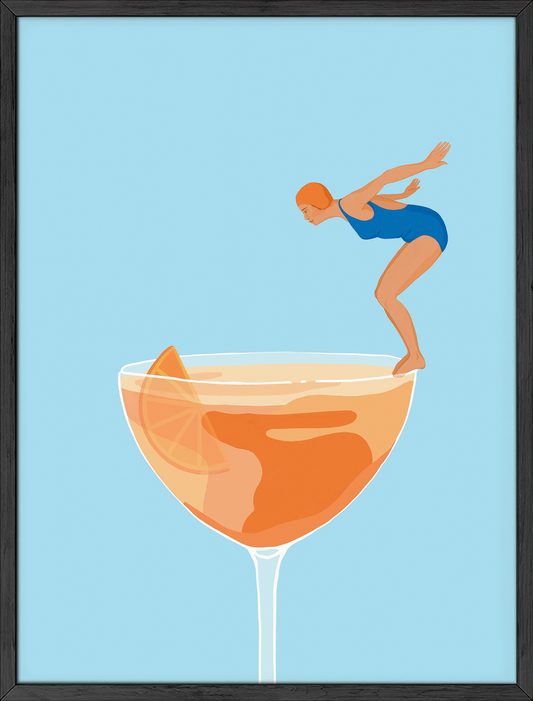 Aperol spritz diver