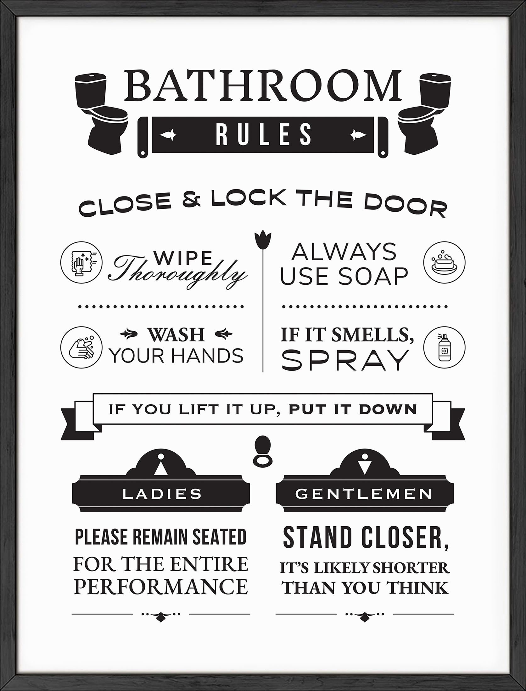 hilarious bathroom signs