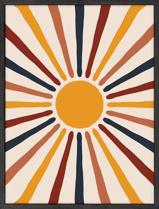 Retro sun