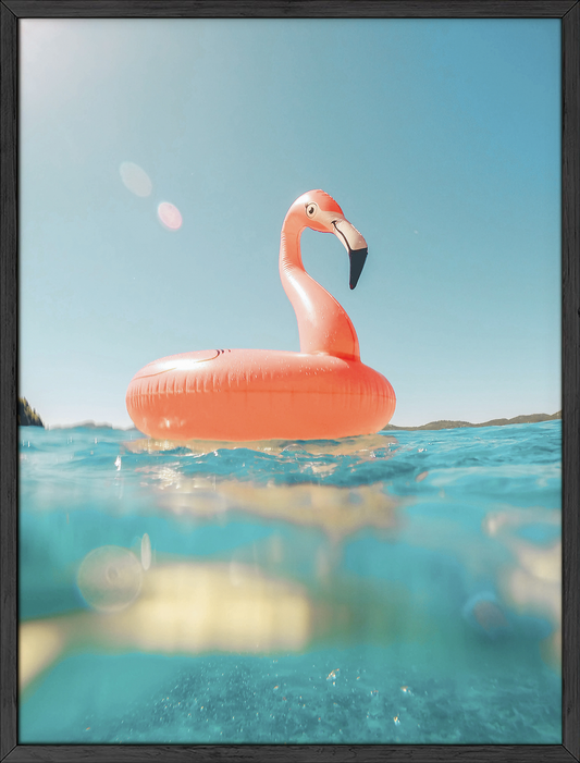 Flamingo float