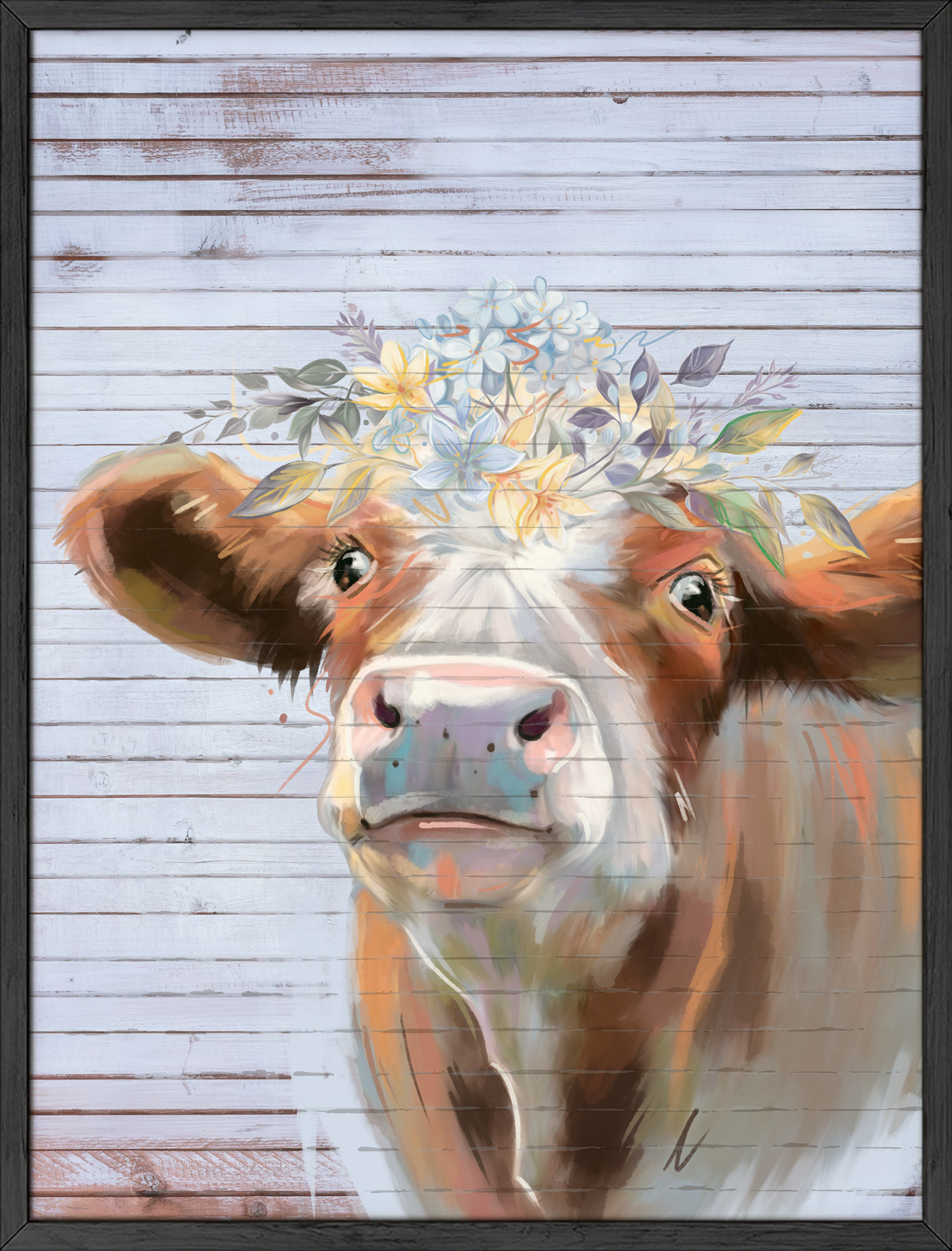 Farmhouse cow