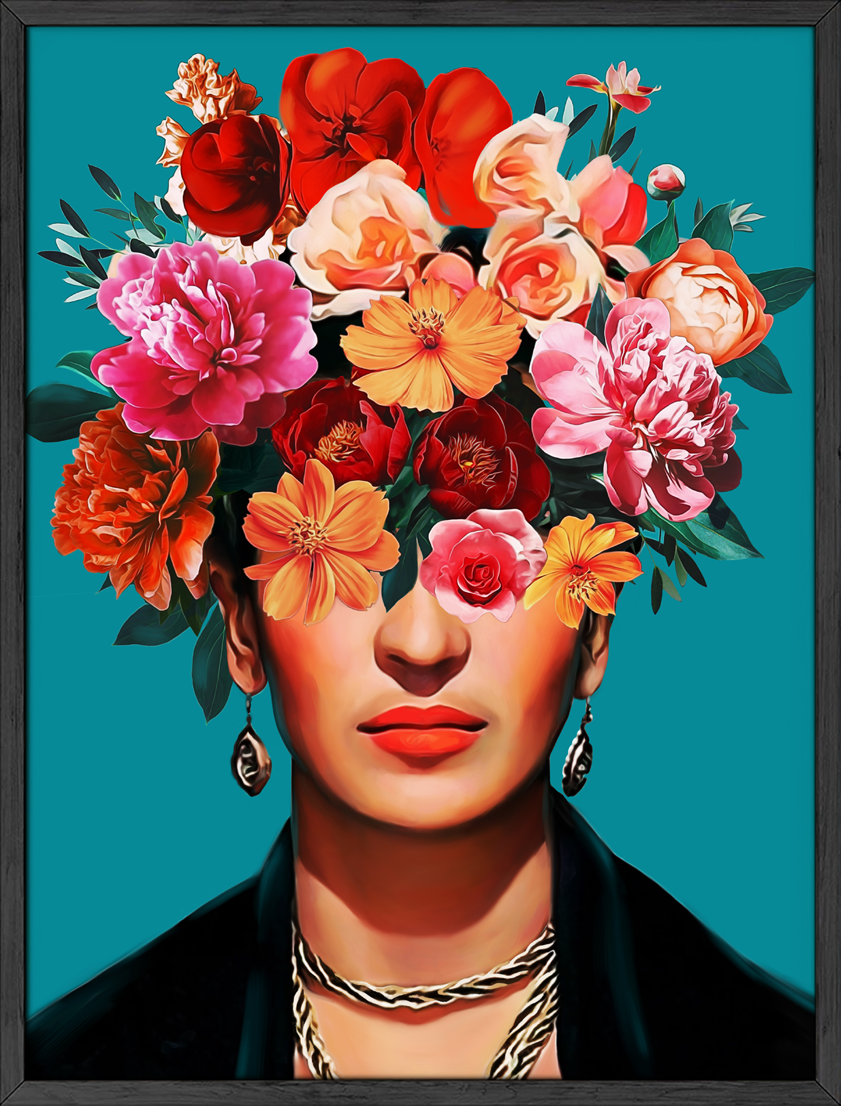 Frida kahlo floral – Haus and Hues