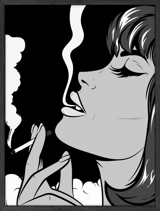Smoking pop art
