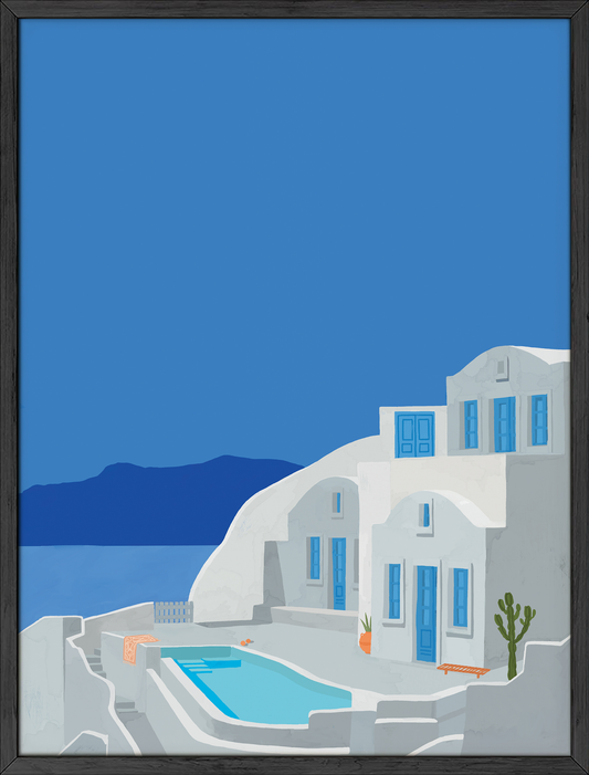 Blue santorini