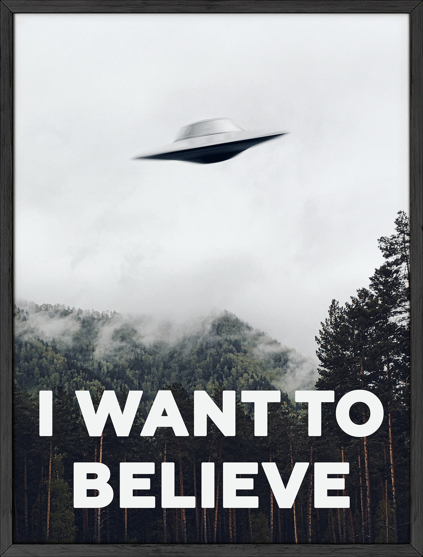 I want to believe