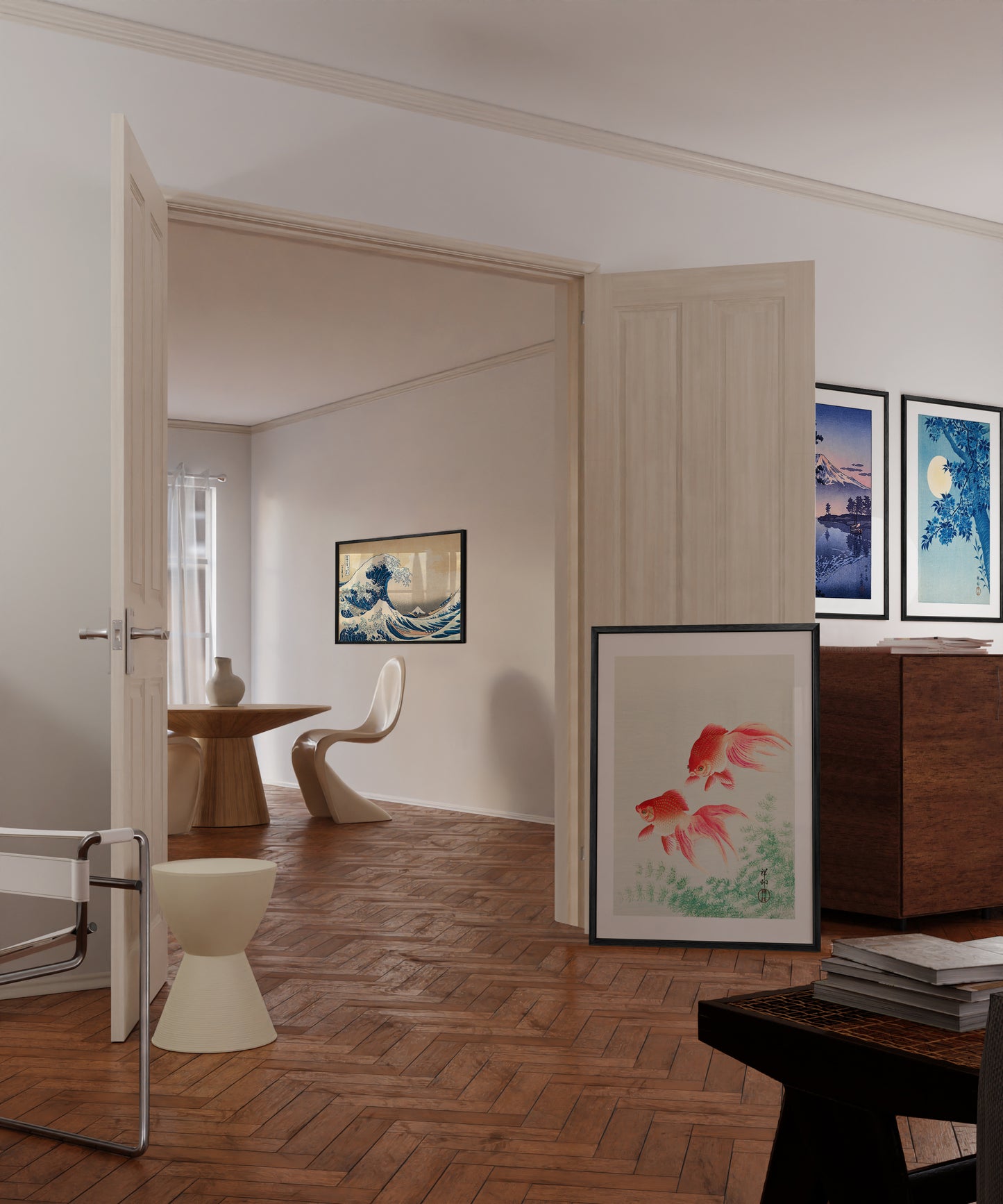 24x36 in, Set of 4, Black Aluminum