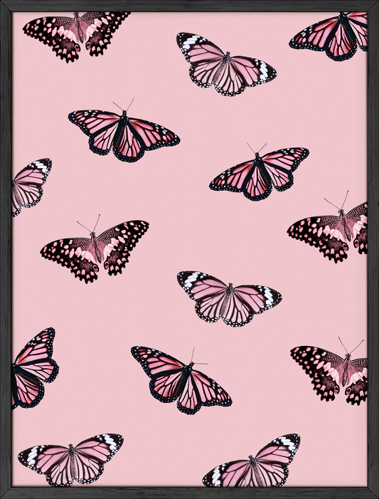 Pink butterflies