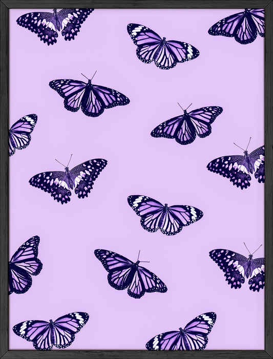 Purple butterflies