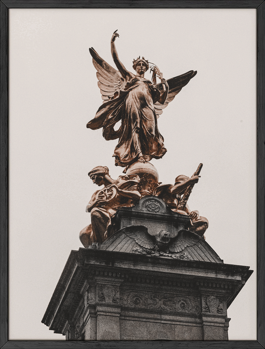 Gilded statue