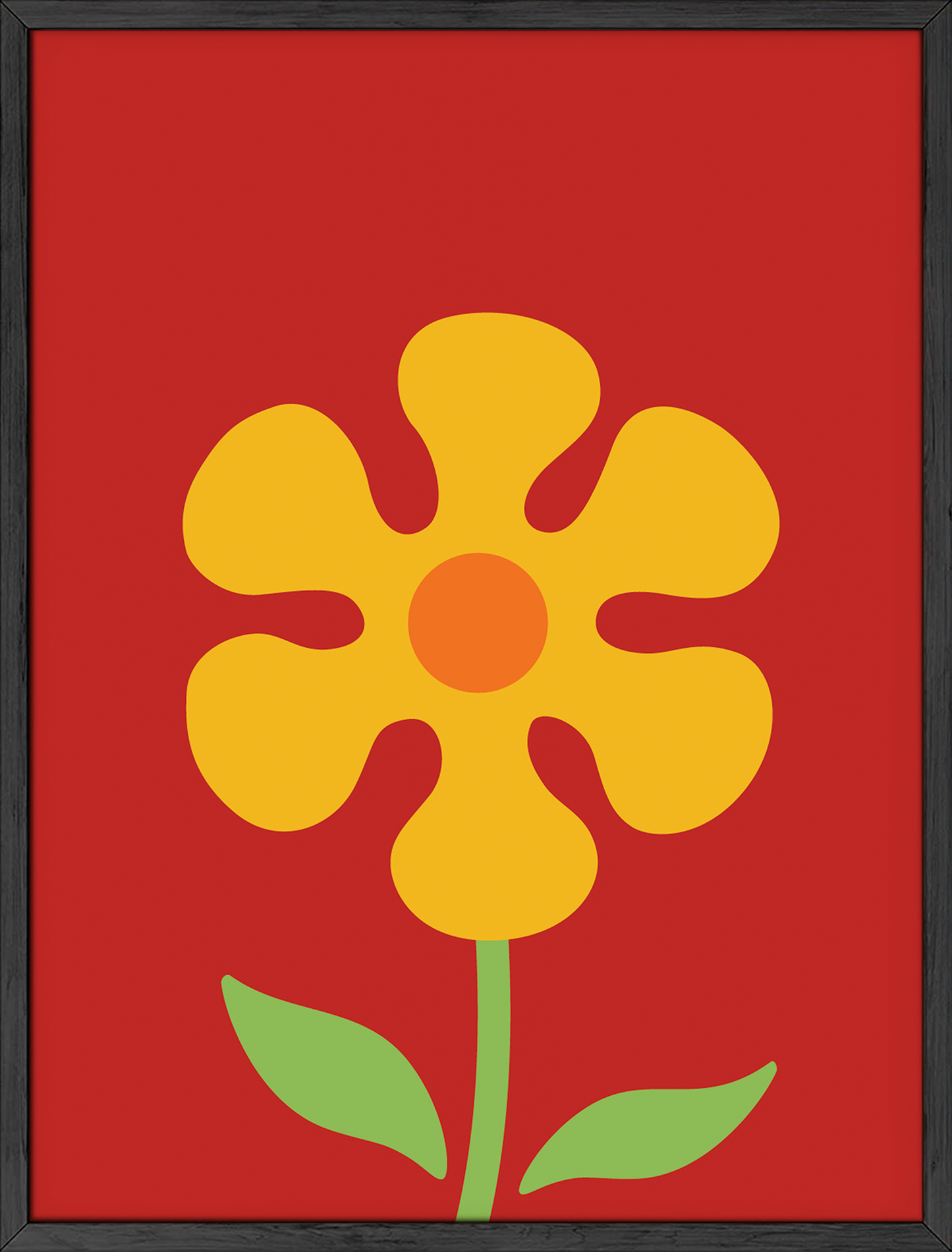 Retro flower