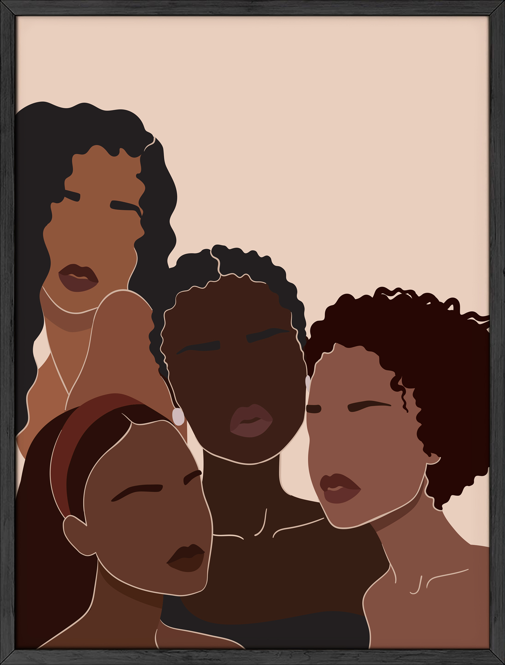 Black Women Collage – Haus and Hues