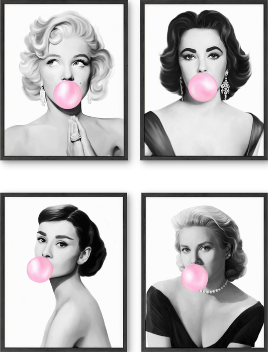 Icons bubblegum set