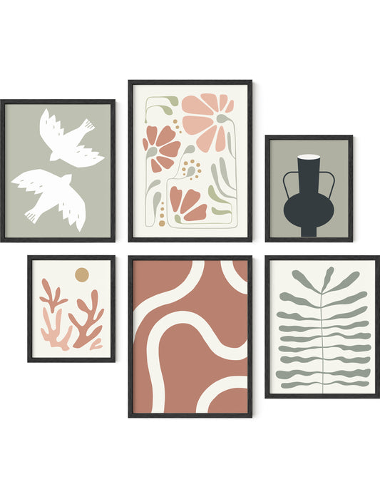 Bohemian gallery wall