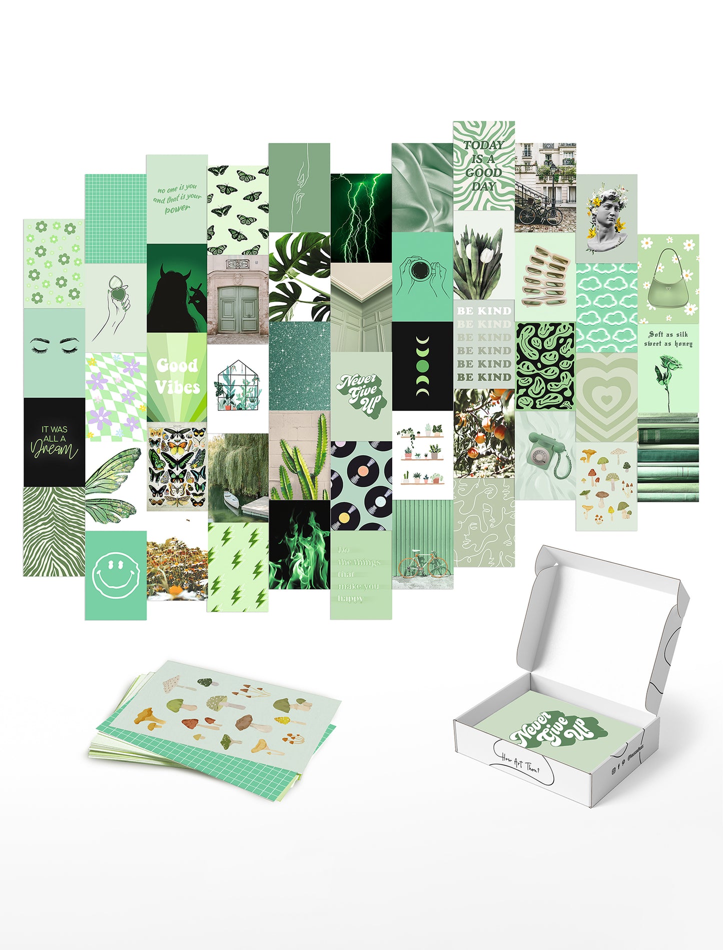 Sage green collection