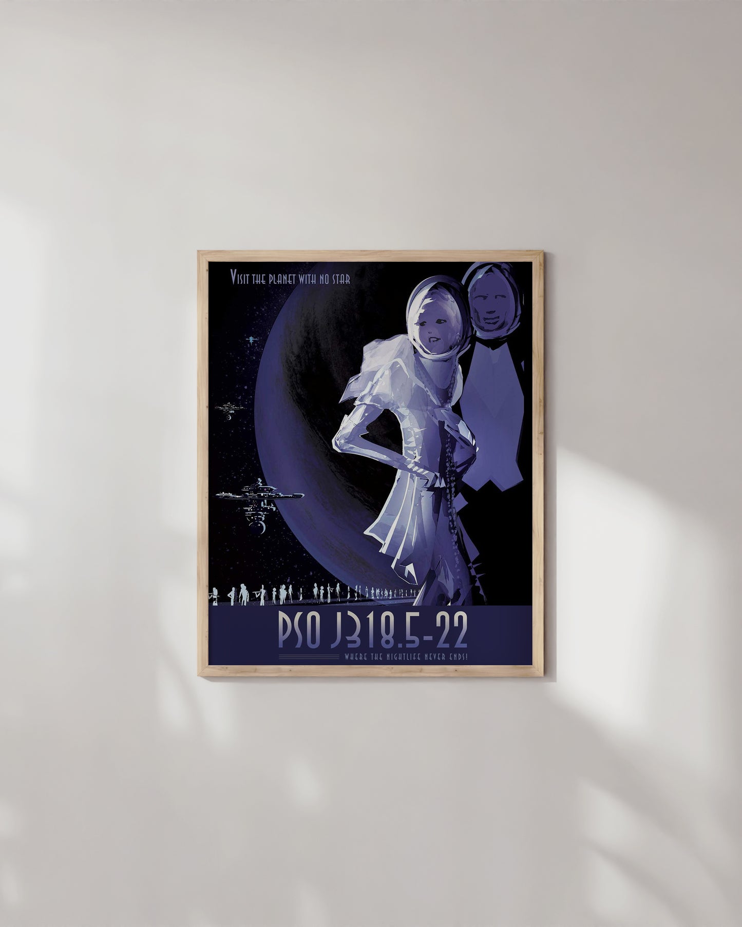 Vintage Space Poster