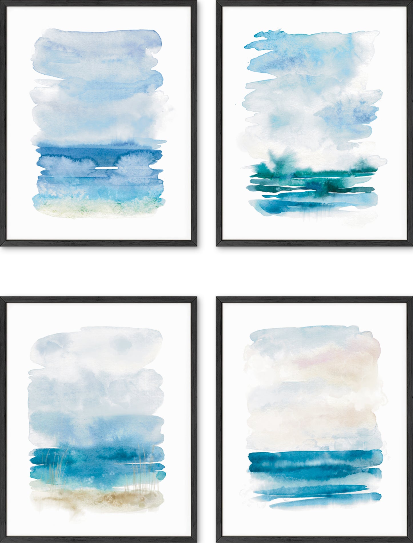 Watercolor seascape
