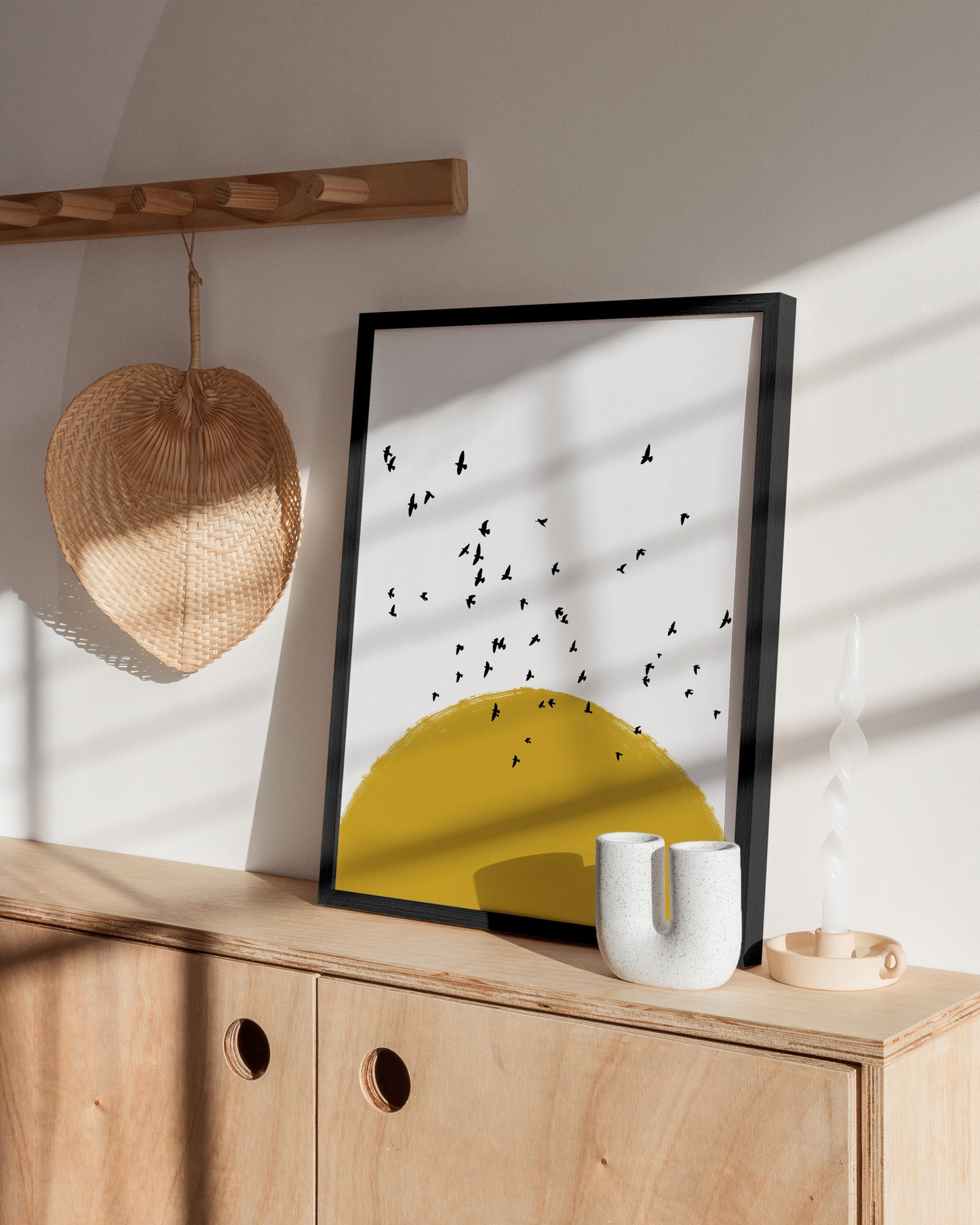 Sun and Birds