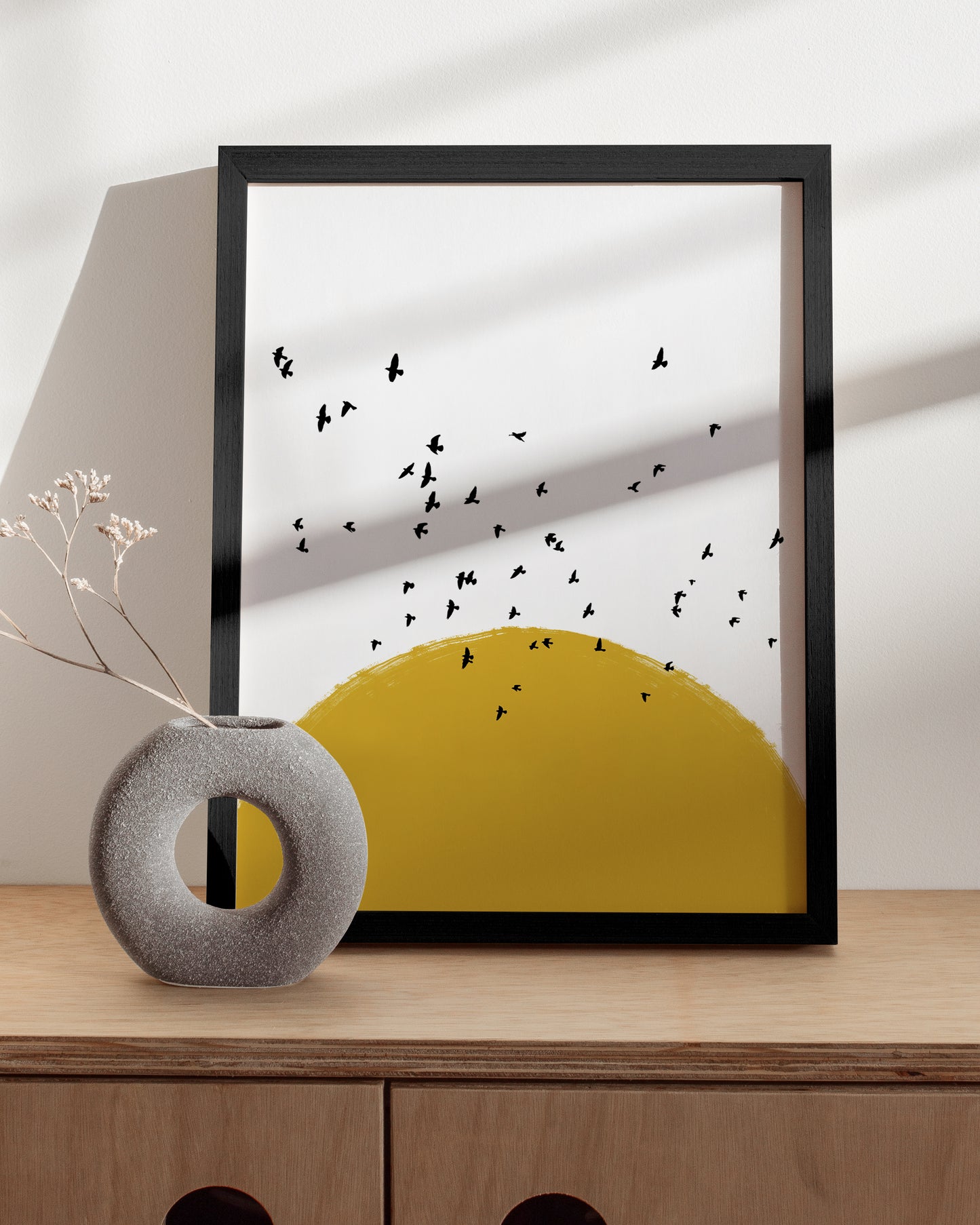 Sun and Birds