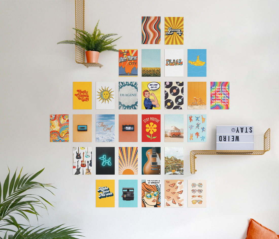 10 Ways to Hang Your Collage Kit