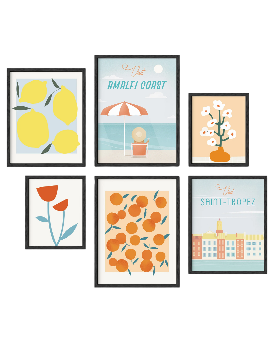 Travel gallery wall