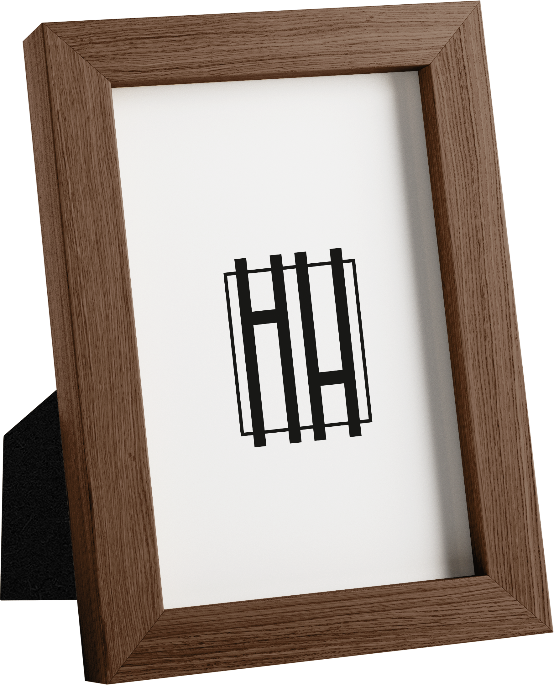 Walnut Oak Glass Picture Frame – Haus and Hues