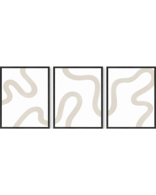 Squiggle beige