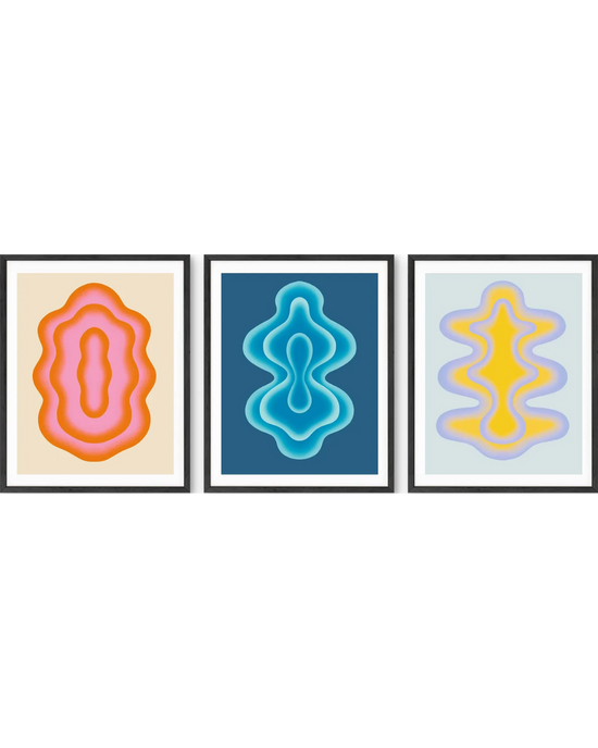 Colorful abstract shapes