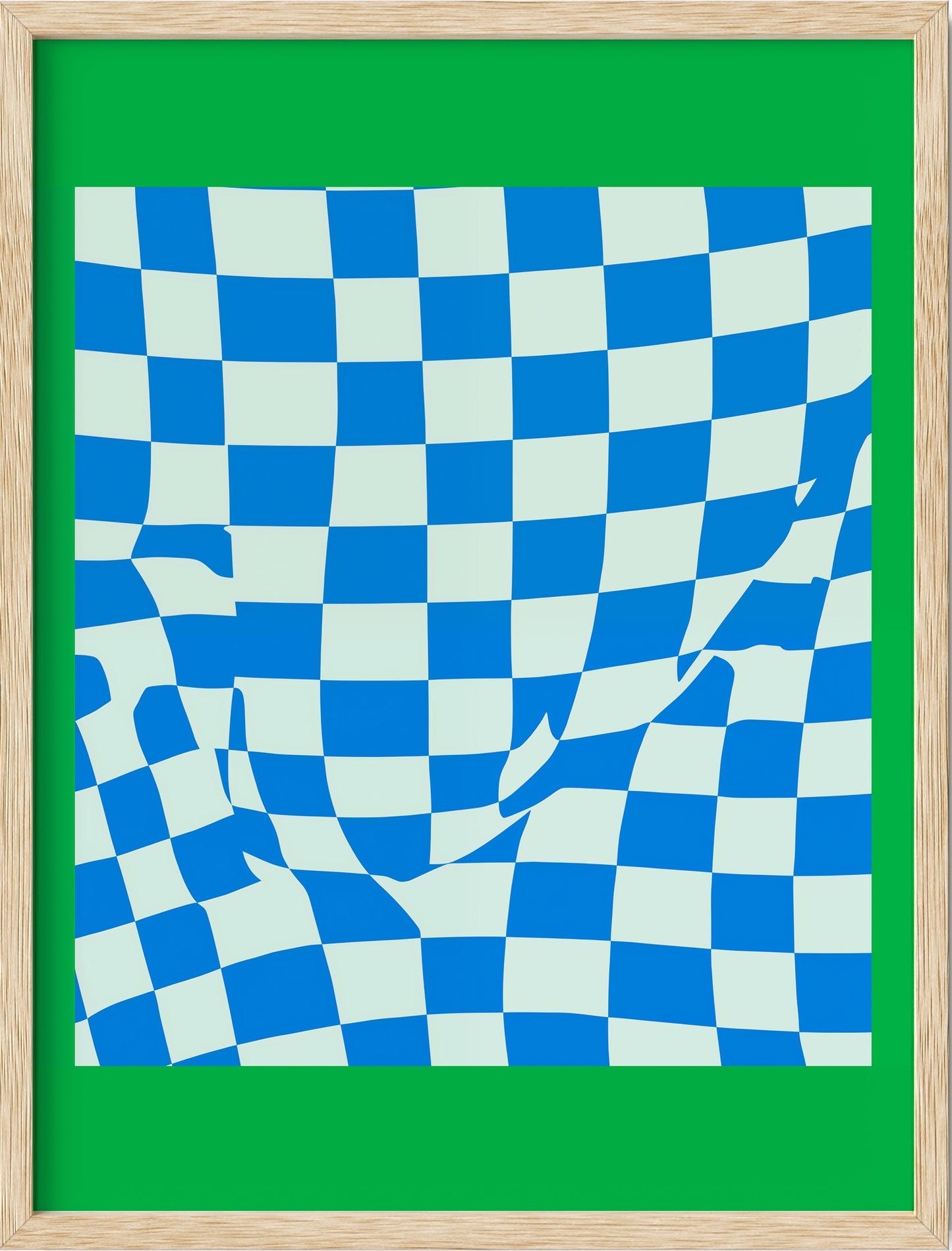 Blue Checkered