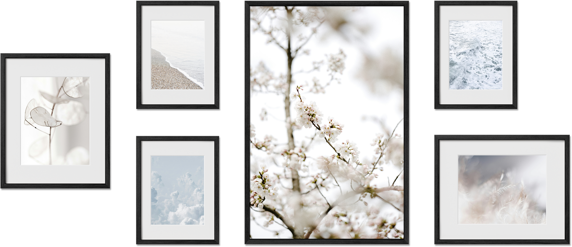 Clifton poster frames featuring 11x17, 16x24, 20x20, 12x12 frames, perfect for interior design, offering versatile sizing.