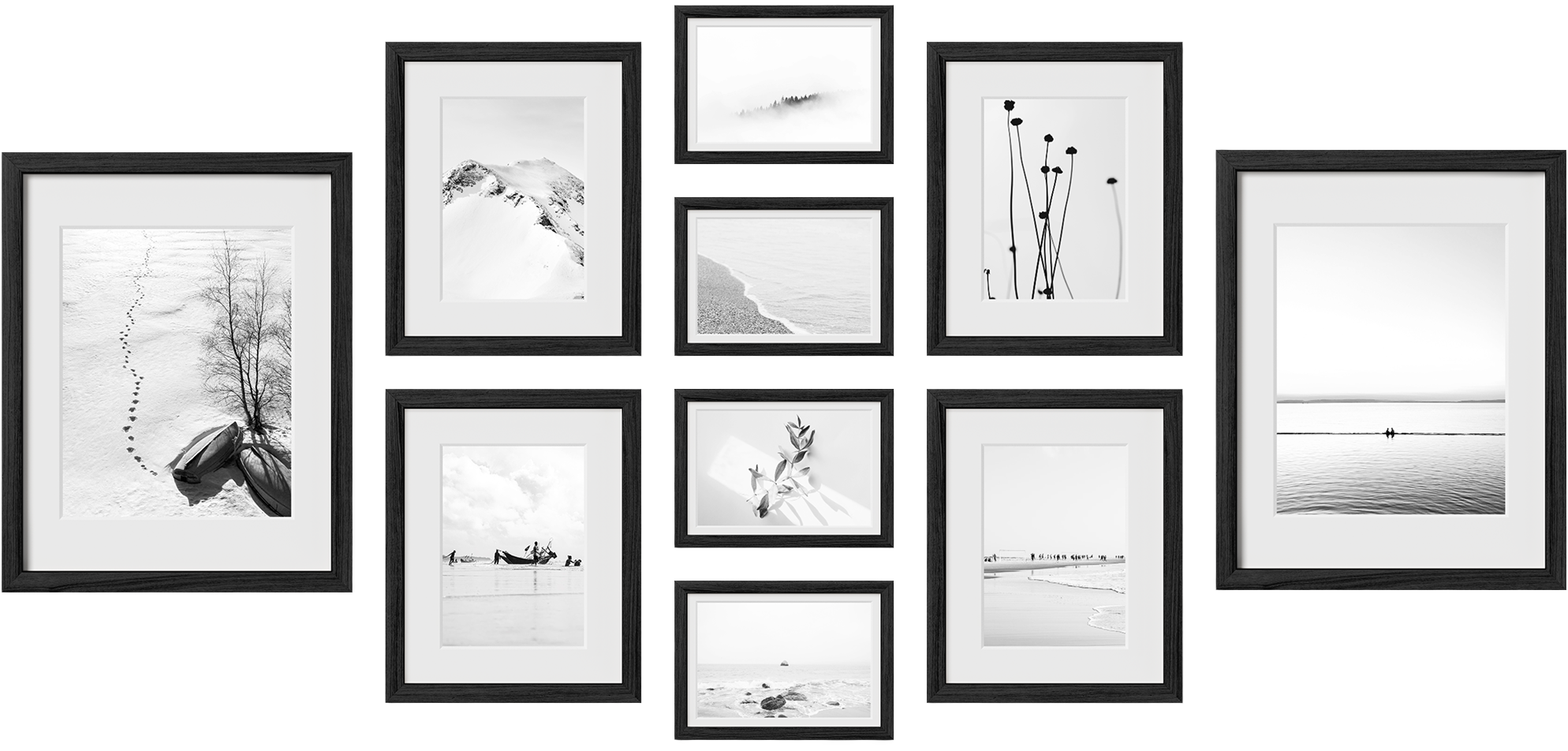 Lancaster Matted Gallery Frames | Versatile Home Wall Decor – Haus and Hues