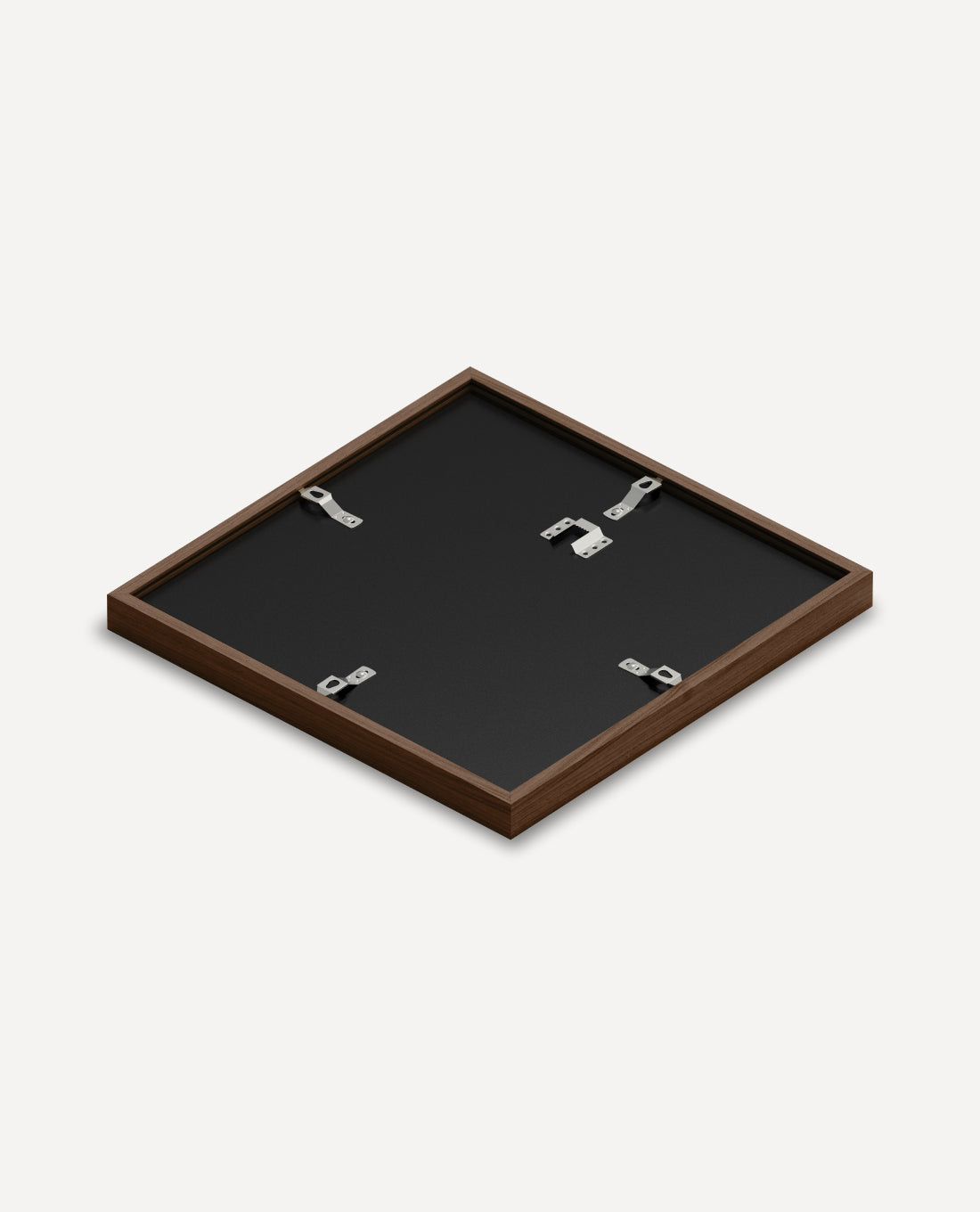 Square Walnut Frame Walnut Oak Glass Square Picture Frame – Haus and Hues