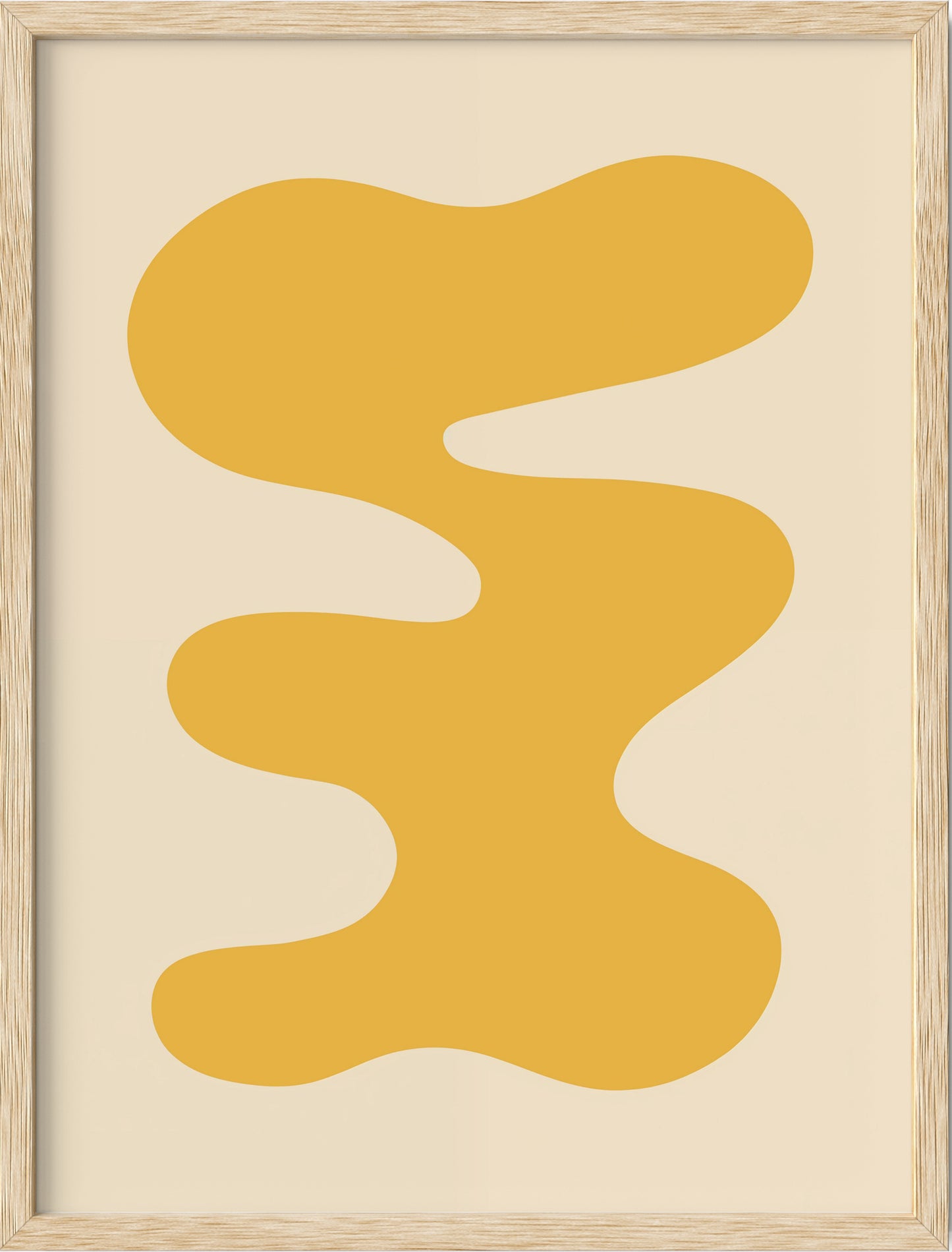 Yellow Abstract Shape